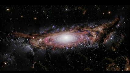 milky way galaxy with stars and space dust in the universe