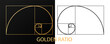 © CreativeEhvan - Ration section proportions Vector pattern in golden ratio Fibonacci illustration. Abstract geometry. Vector pattern in golden ratio Fibonacci illustration