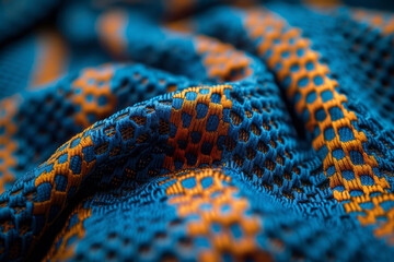 Poster - An image of a sports team uniform design featuring dynamic geometric patterns in the team colors