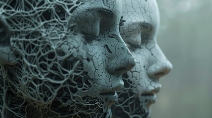 Aufkleber - Using electronic patterns and human shape to create a digital twin or machine learning