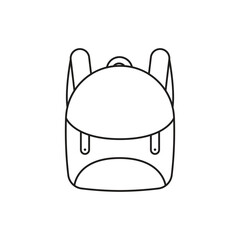 Wall Mural - backpack icon logo