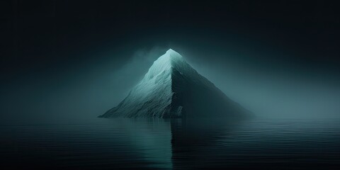 Wall Mural - Exploring the polar wilderness of Antarctica, one encounters majestic icebergs floating serenely amidst the chilly waters, a testament to the awe-inspiring forces of nature.