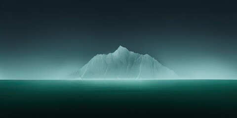 Wall Mural - Exploring the polar wilderness of Antarctica, one encounters majestic icebergs floating serenely amidst the chilly waters, a testament to the awe-inspiring forces of nature.
