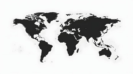 Sticker -  world map