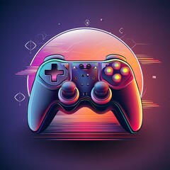 video game controller illustration