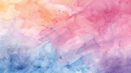 Aufkleber - Background of abstract pastel watercolors