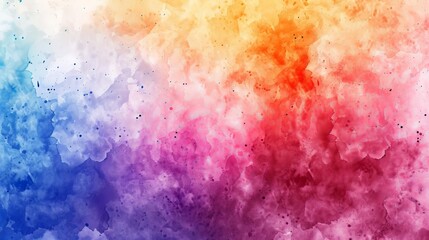 Aufkleber - Colorful watercolor background in abstract style