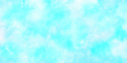 Wall Mural - Blue sky and clouds sun and cloud background with a watercolor pastel color. Cloud sky pastel abstract gradient blurred. soft light sky image focust canopy blue wallpaper or background.