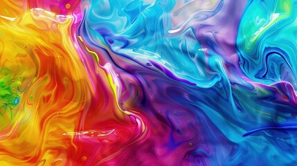 Wall Mural - Colorful splash background.