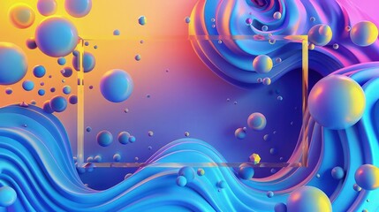 Wall Mural - Creative colourful abstract background.