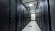 A room full of server racks in a server room data center