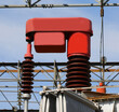 equipment used as an automatic voltage regulato on the voltage transformer in the very large electrical substation