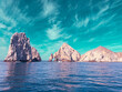 The Arch of Cabo San Lucas (Land's End) in False Color
