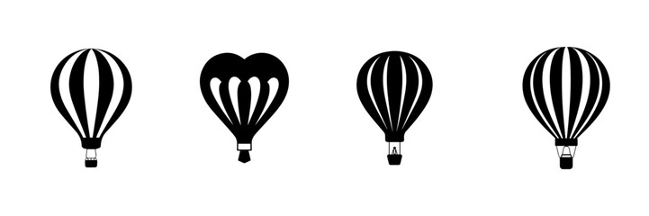 Wall Mural - Hand drawn illustration of  air balloon 