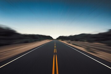 Wall Mural - driving on the highway