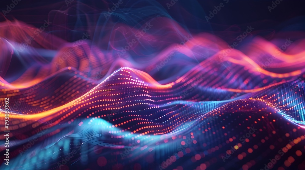 Dynamic Visualization of Doppler Effect with Vibrant Color Palette and ...