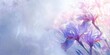 © Roman Corneev - Ethereal blue irises on a soft-focus abstract background with light effects and copy space