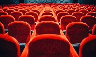 Wall Mural - Theatre interior seating