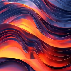 Colorful abstract waves background