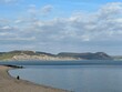 Lyme Regis seaside beach landscape 
