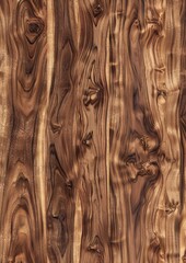 Canvas Print - Photorealistic texture of walnut wood 