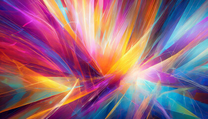Poster - Vibrant and dynamic background. Abstract wavy pattern.