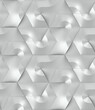 © ADDICTIVE STOCK - Abstract silver geometric pattern with 3D effect