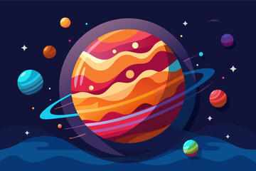 Poster - A creative interpretation of an exoplanet