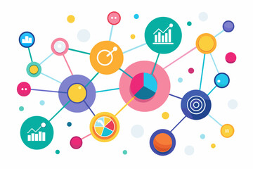 Poster - presentation slide with data visualization
