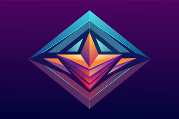 Leinwandbilder - Add gradients to your geometric shapes for a dynamic effect