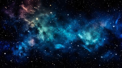 Wall Mural - an alluring image of a vibrant cosmic nebula, radiating with intense colors and illuminated by count