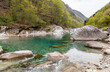The Verzasca Valley is a beautiful natural place made of crystal clear waters, green mountains and canyons, Locarno district in canton of Ticino, Switzerland
