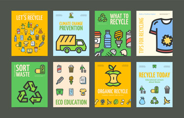 Wall Mural - 24_03_recycle_poster_set.eps