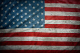 Fototapeta Panele - Grunge American flag