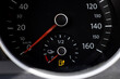 battery status indicator in a classic car that is powered by electricity, is discharged and will take a long time to charge
