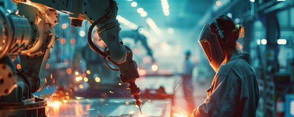 robot and human collaboration in modern manufacturing