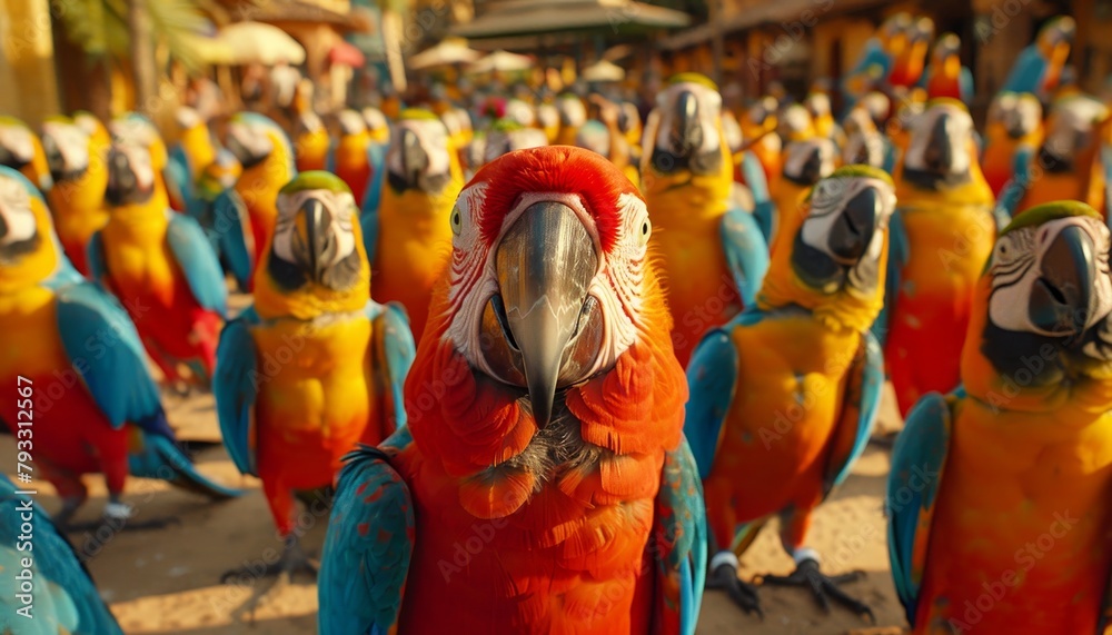 Public safety poster raises awareness on avian health risks parrot ... - Parrot Aviary Health And Safety