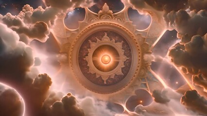 Poster - Celestial Style Background Generative AI