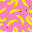 Seamless background with bananas.