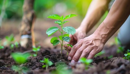 Father and son find solace in gardening under the sun, bonding amidst nature s beauty