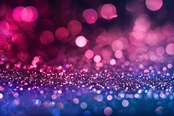 Wall Mural - Abstract trendy colorful glitter sparkling bokeh background.