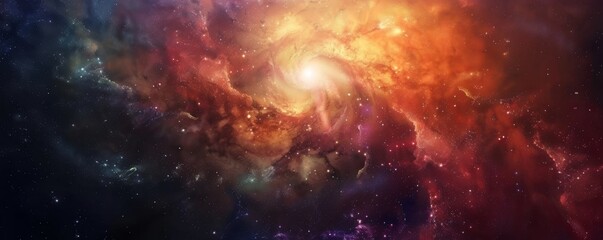 Wall Mural - cosmic nebula in deep space