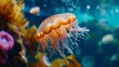 marine life in an aquarium generative ai