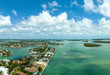 Coastline aerial view of Marco Island off the Gulf of Mexico