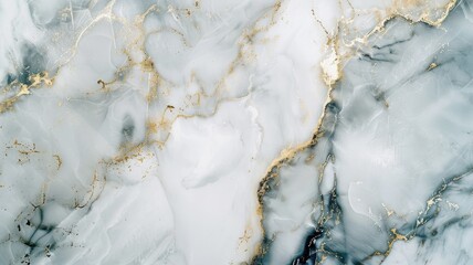 Wall Mural - Abstract marble texture with gold veins