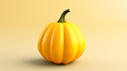 Canvas Print - Squash Autumn Icon 3d