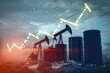 Oil prices per barrel dynamics, analyzing fluctuations in the rise and fall of energy markets, understanding the factors driving changes in oil prices for economic insights and investment strategies