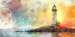 Guiding Light: The Lighthouse and Safe Harbor - Picture a lighthouse guiding ships to safe harbor, symbolizing the guidance and direction provided by a deceased leader's teachings