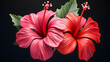 Hibiscus Summer Icon 3d