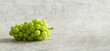 Shine Muscat, Green grapes on marble